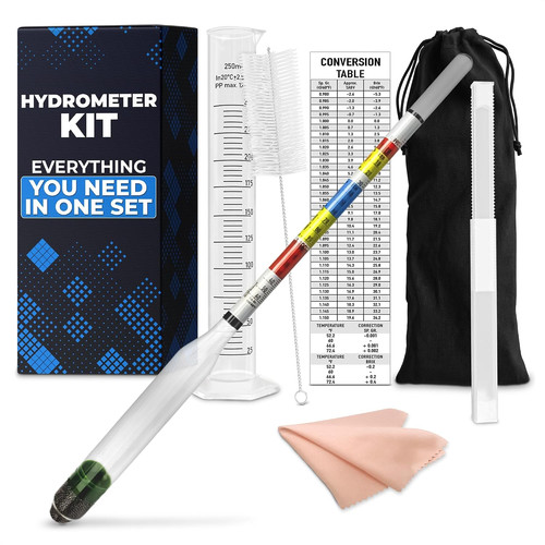 Triple scale hydrometer - scale,